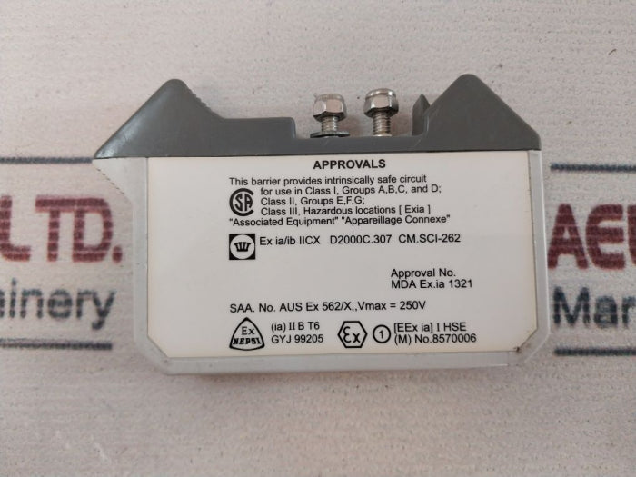 Measurement Technology Mtl 755Ac Shunt-diode Safety Barrier 3V