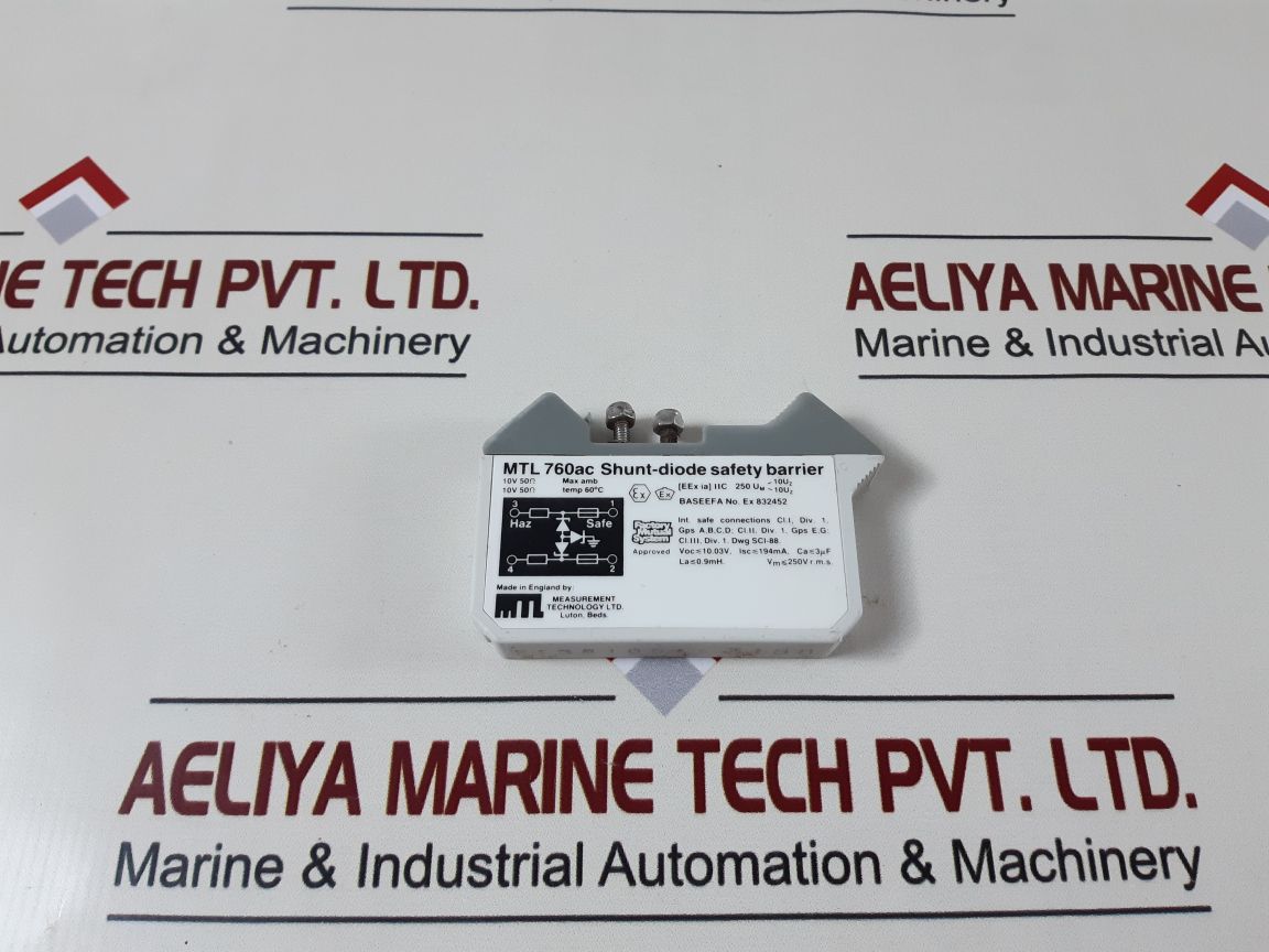 Measurement Technology Mtl 760Ac Shunt-diode Safety Barrier