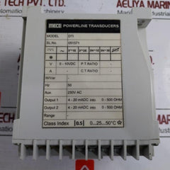 Meco Dti Dc Isolation Transducer 0-10Vdc 4-20Madc 50 Hz