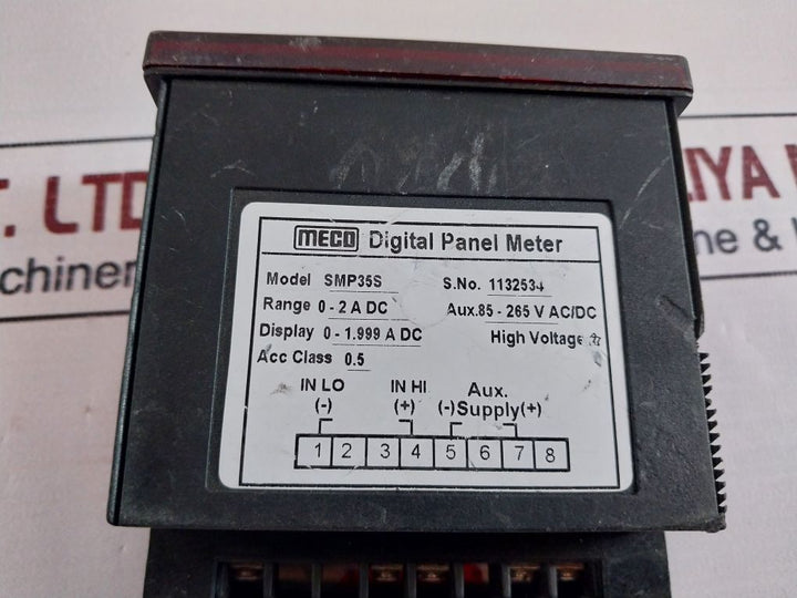 Meco Smp35S Digital Panel Meter 85-265V Ac/Dc