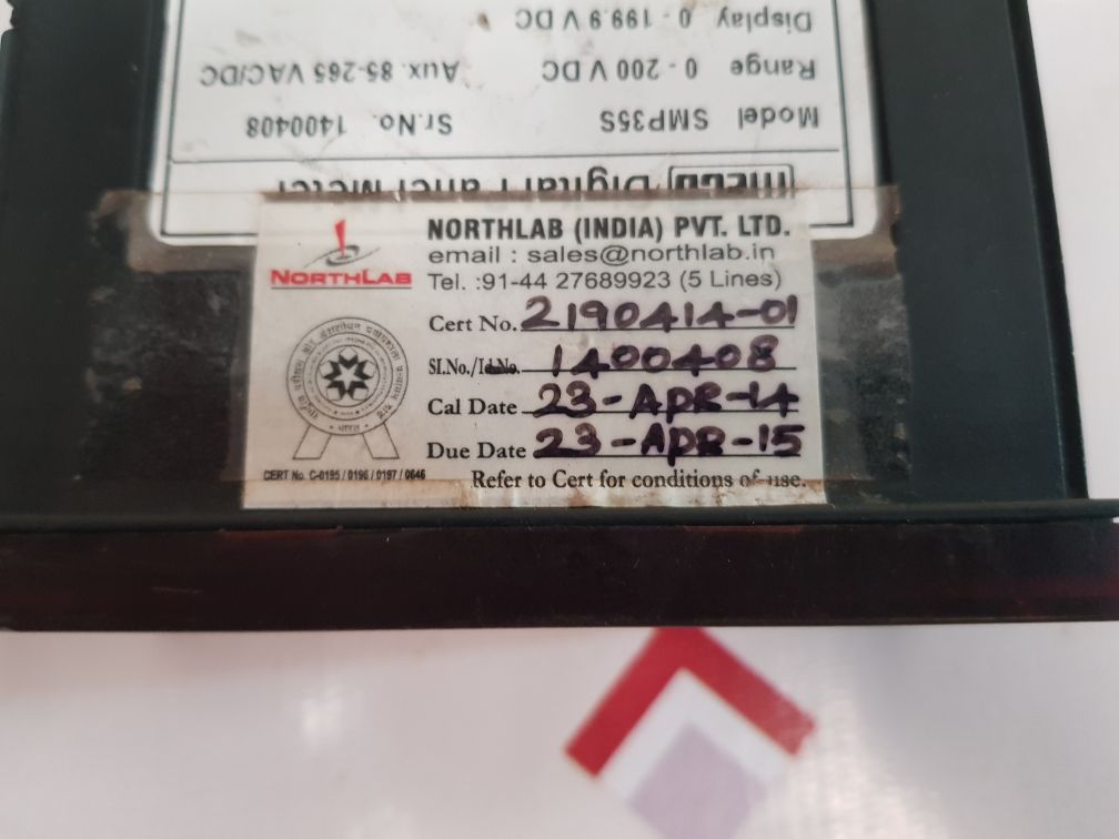 Meco SMP35S Digital Panel Meter 0-200V DC 0.2