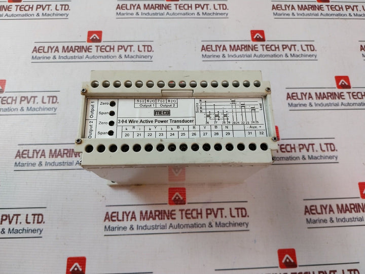 Meco WT34 Active Power Transducer 0-5.00mW 0-110 VAC