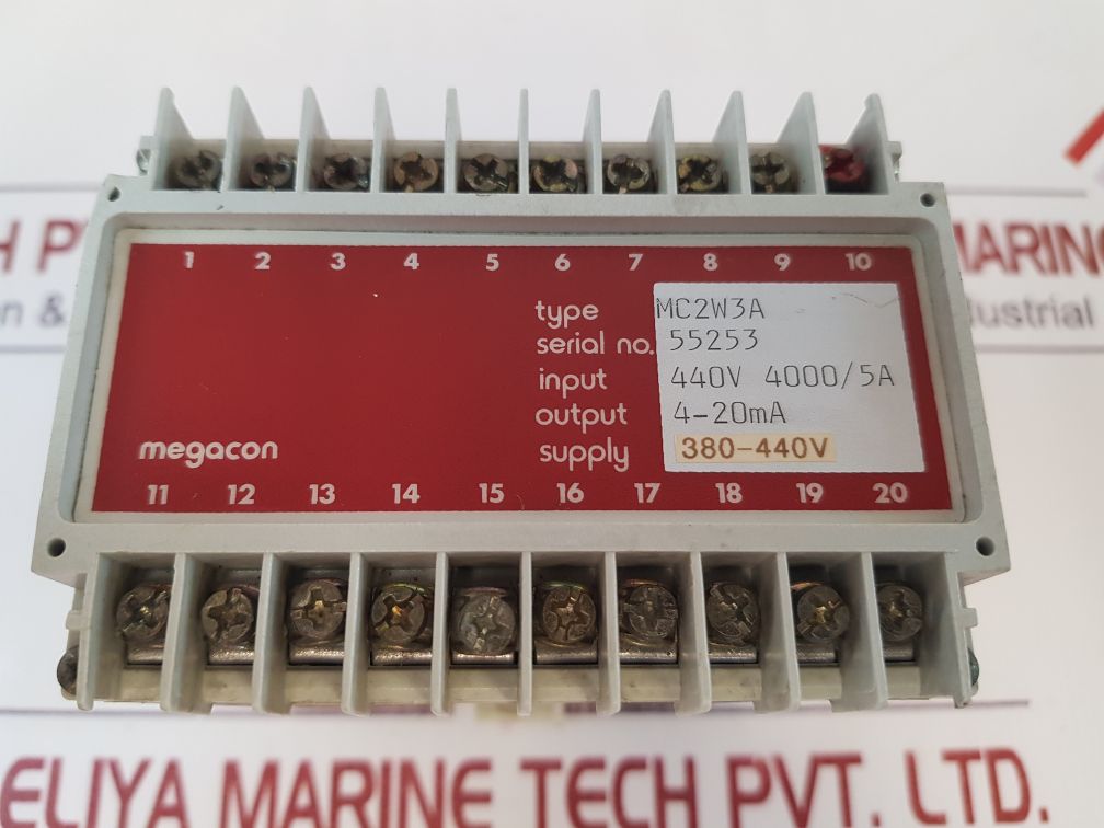 Megacon Mc2W3A Power Relay 380-440V 5A