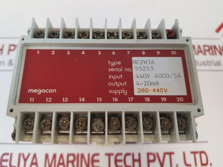 Megacon Mc2W3A Power Relay 380-440V 5A