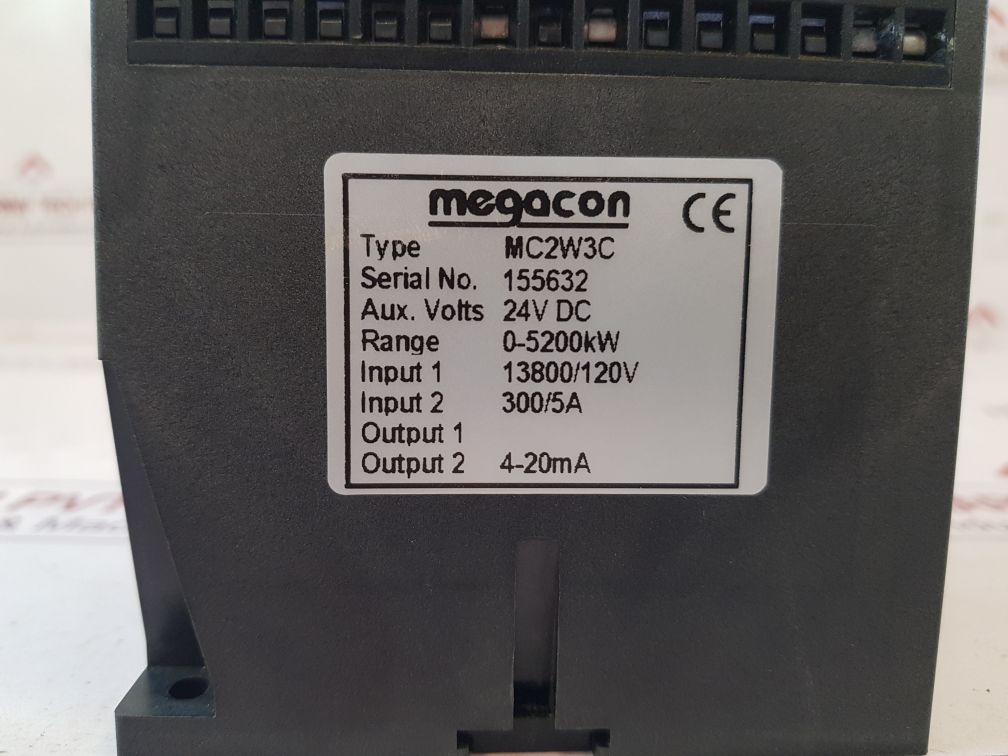 Megacon Mc2W3C Power Transducer 0-5200Kw