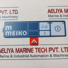 Meiko 0467221 Membrane Keyboard 551.10.10.142