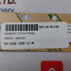 Meiko 0467221 Membrane Keyboard 551.10.10.142