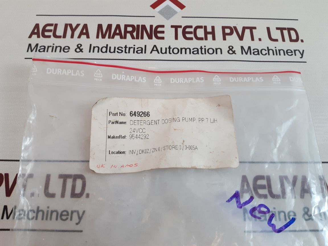 Meiko 9544292 Detergent Dosing Pump