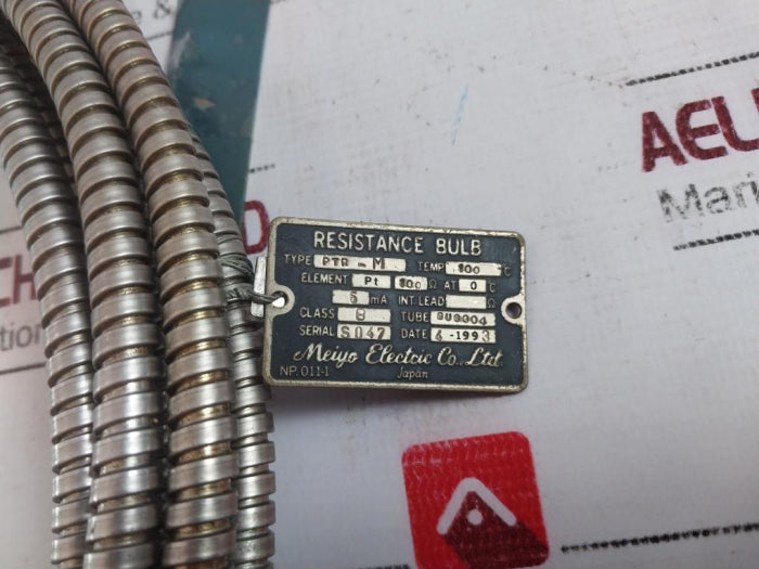 Meiyo Electric Ptr-m Temperature Sensor Wire Cable 6.Meter Tube: Sus304