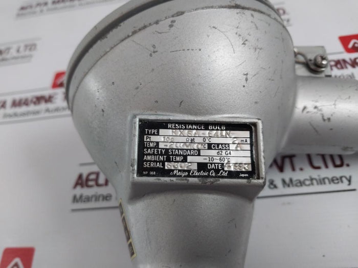 Meiyo Electric Rxsa-64Ln Temp Sensor Resistance Bulb Pt100 -200~100°C, Class A