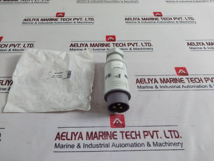 Mennekes 662Rs Purple Cable Mount 3P Industrial Power Plug 16A 20-25V