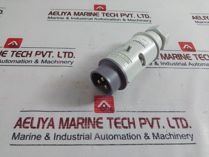 Mennekes 662Rs Purple Cable Mount 3P Industrial Power Plug 16A 20-25V