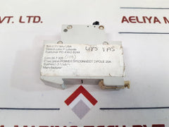 Merlin Gerin 15006 Circuit Breaker 2-pole 20A