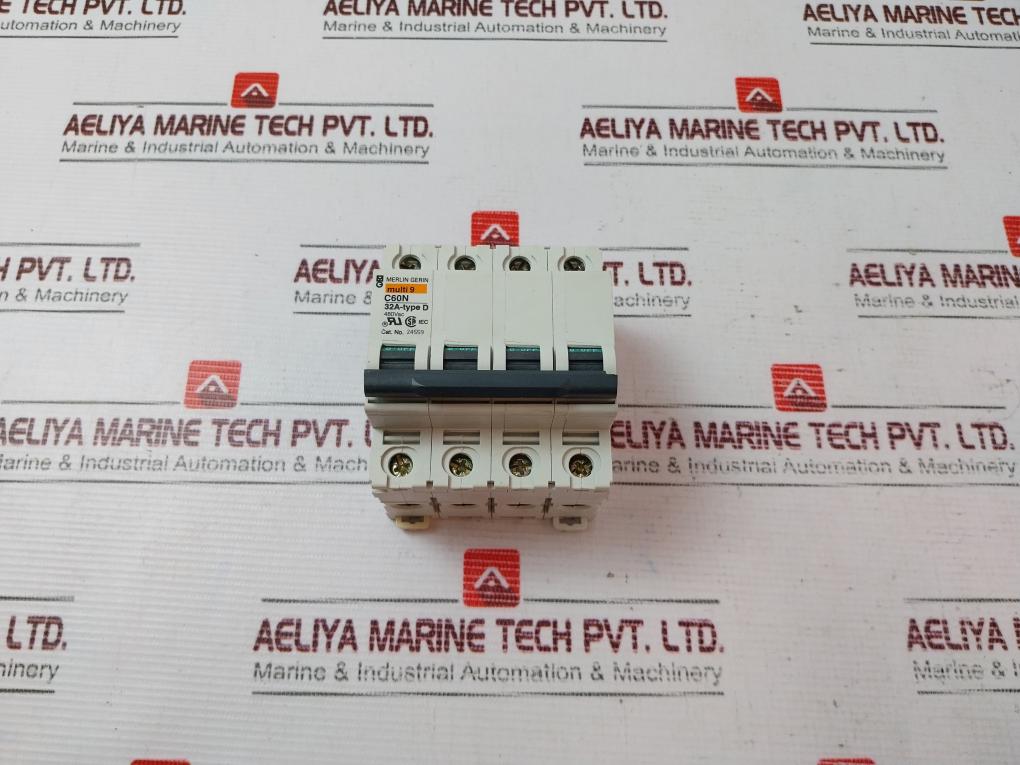 Merlin Gerin C60N 32A Circuit Breaker 480Vac 240Vac