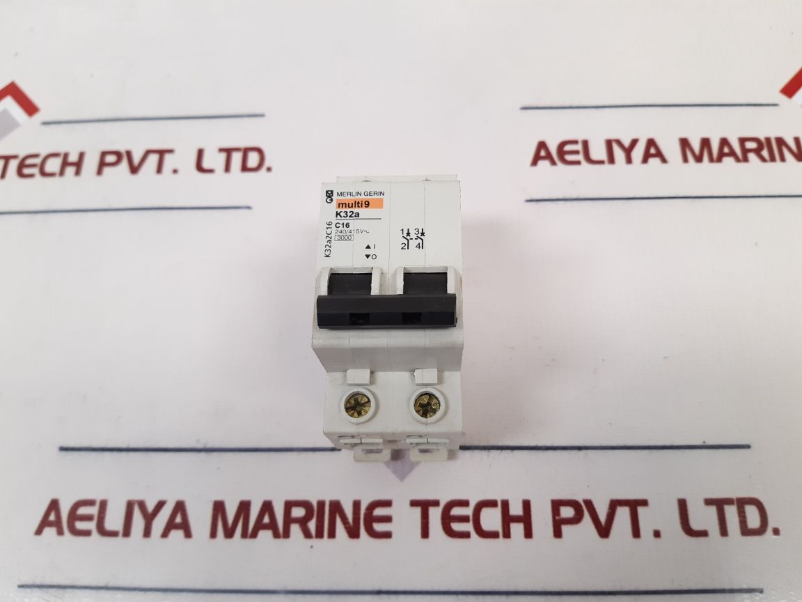 Merlin Gerin Multi 9 K32A2C16 Thermomagnetic Circuit Breaker K32A
