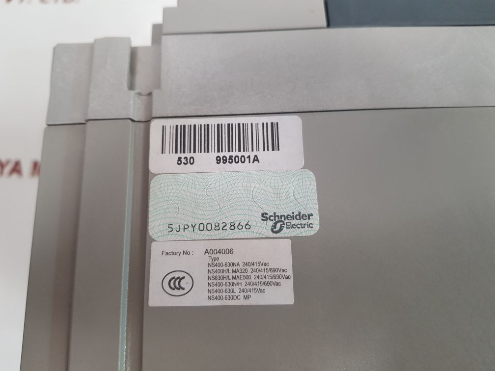 Merlin Gerin/Schneider Ns400N Circuit Breaker