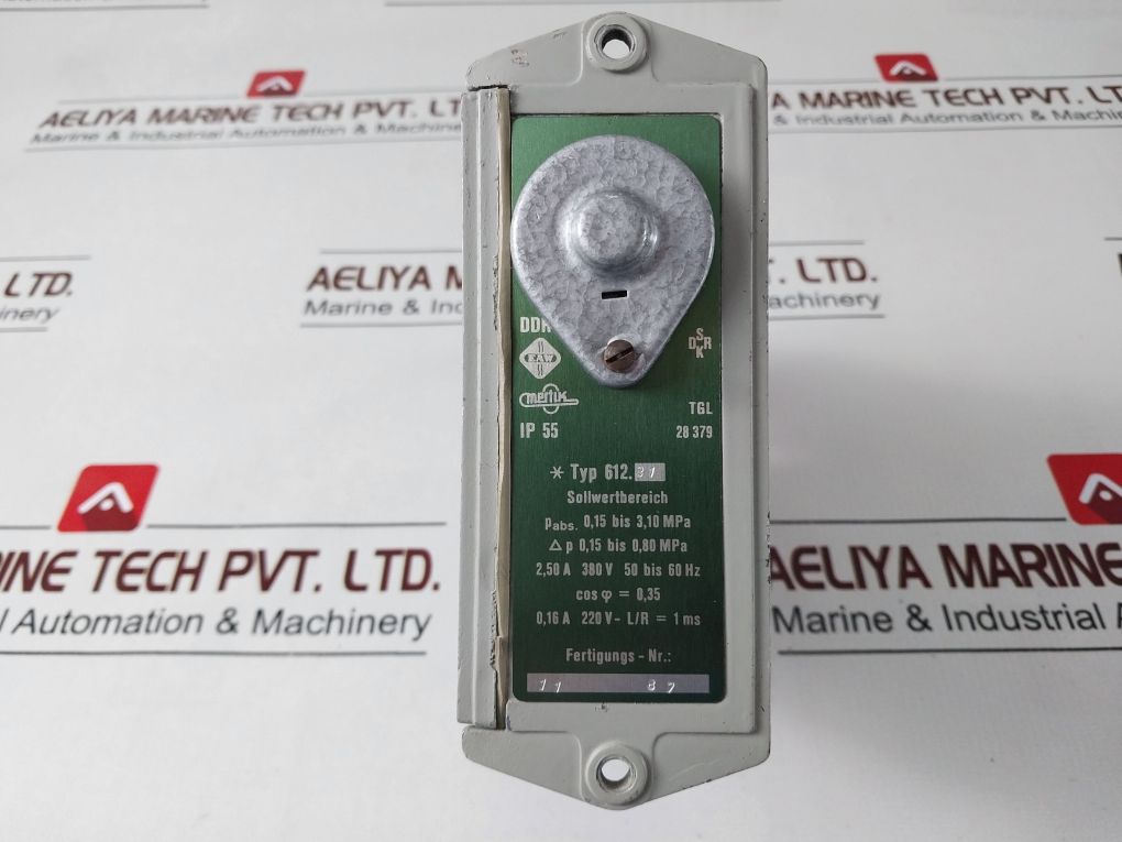 Mertik 612.31 Pressure Switch 2,50A 380V 50Bis 60Hz