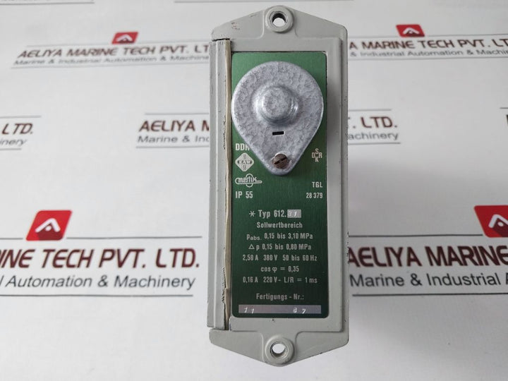 Mertik 612.31 Pressure Switch 2,50A 380V 50Bis 60Hz