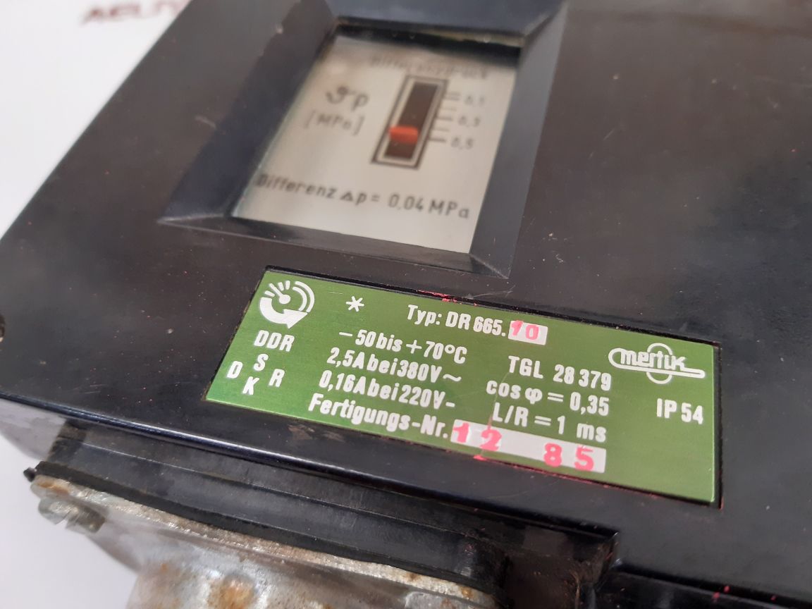 Mertik Dr 665.10 Pressure Switch