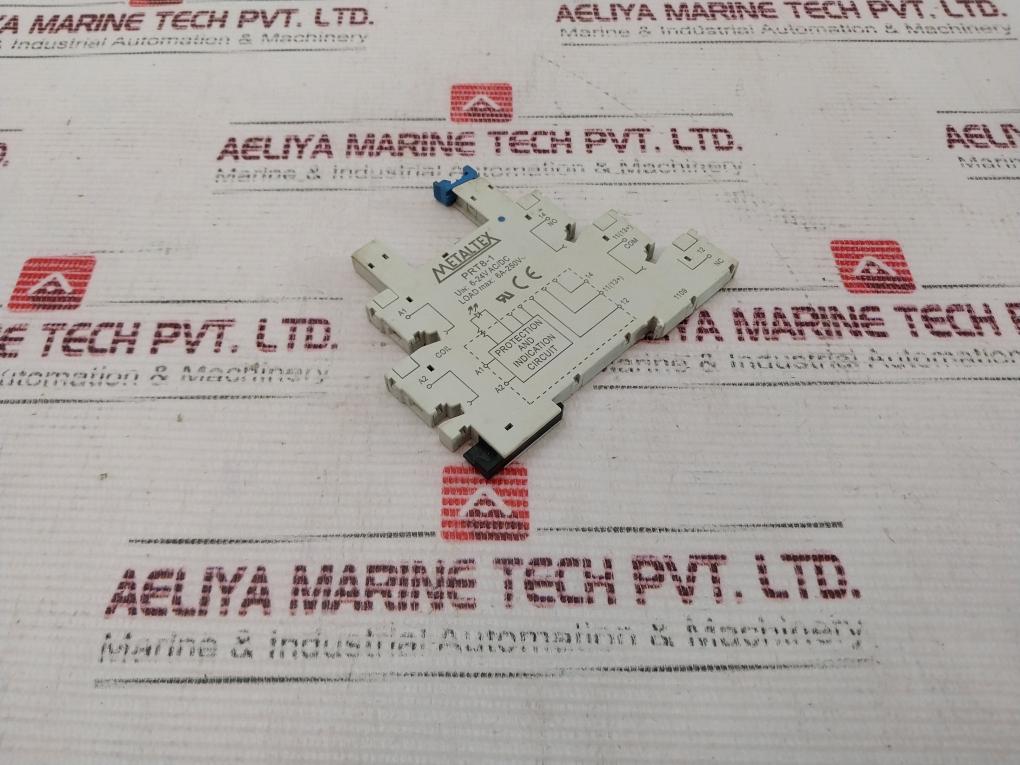 Metaltex Prt8-1 Relay Base 6A-250V