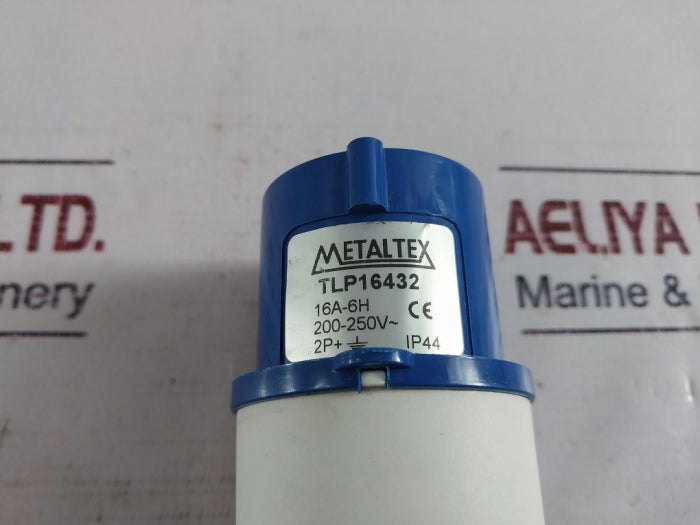 Metaltex Tlp16432 Male Plug 200-250V 16A-6H