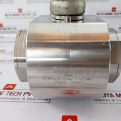 Mha Mkhp420-dn40 2-way Ball Valve Pn420 1-1/2 Inch Npt-f-5000Psi