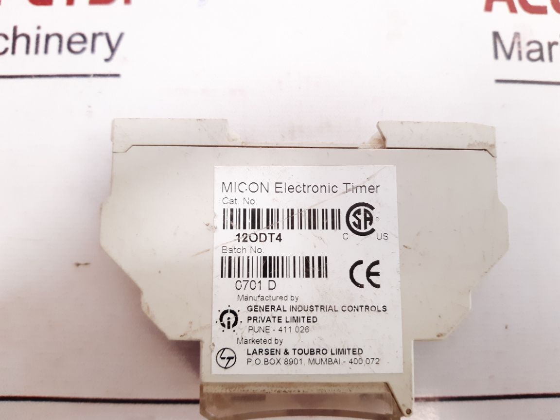 Gic L&T 12Odt4 Micon Electronic Timer 3S To 30H Module