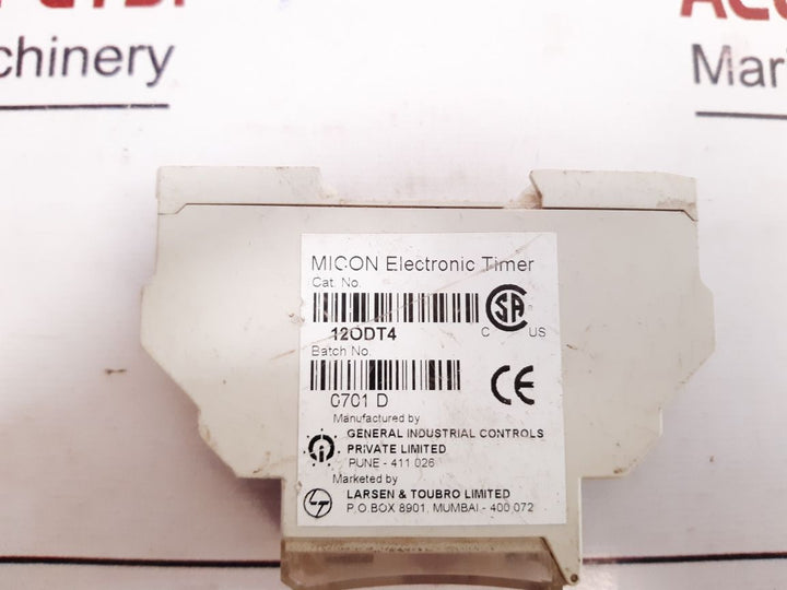 Gic L&T 12Odt4 Micon Electronic Timer 3S To 30H Module