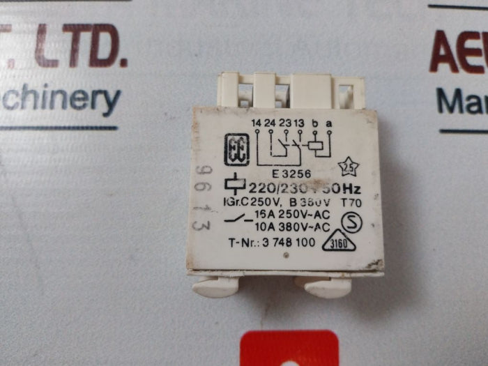 Miele 3748100 Heating Element Relay 220/230V 50Hz