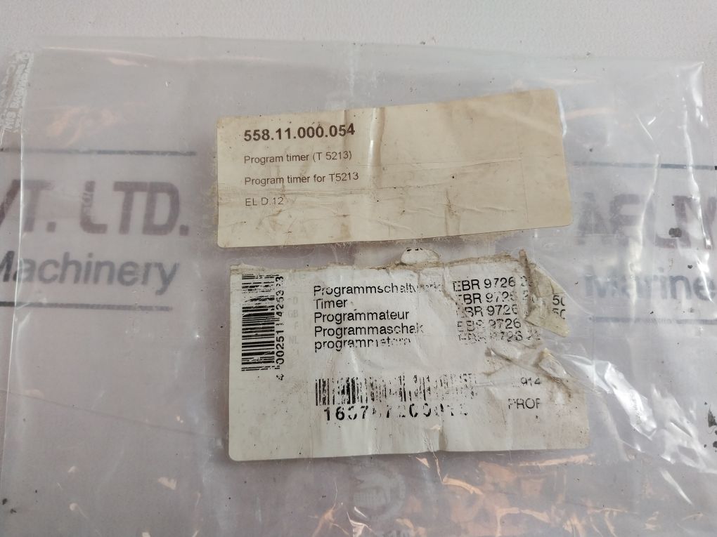 Miele T Ebr 9726.01 A 06 Program Timer For T5213 380V 50Hz