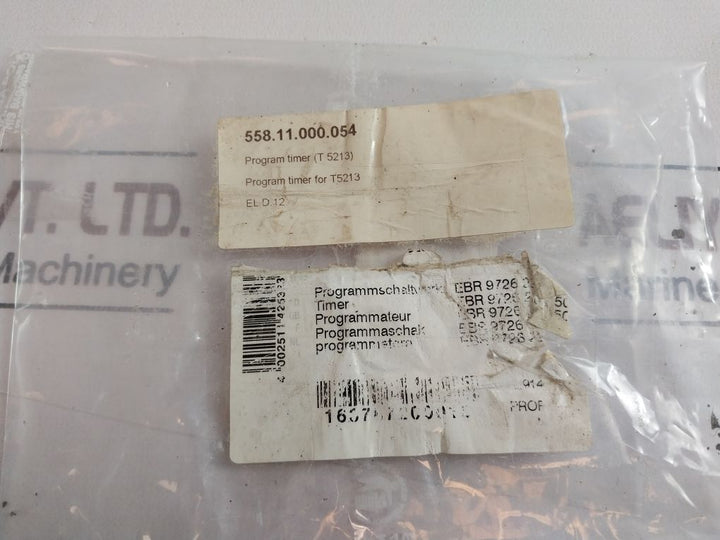 Miele T Ebr 9726.01 A 06 Program Timer For T5213 380V 50Hz