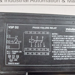 Minilec Vsp D2 Phase Failure Relay 240 Vac