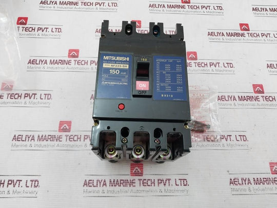 Mitsubishi 3 Pole No-fuse Breaker Nf225-sh 150Amp