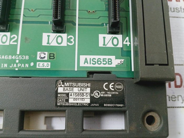 Mitsubishi A1S65B-s1 Rack Extension Base Unit Mec-40V-0 Bd992C176H01