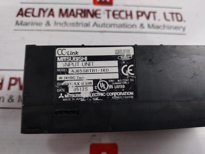 Mitsubishi Aj65Sbtb1-16D Melsec Cc-link Input Power Supply Unit 24Vdc 0.9W