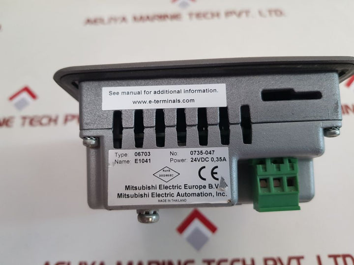 Mitsubishi E1041 Touch Screen Panel 06703