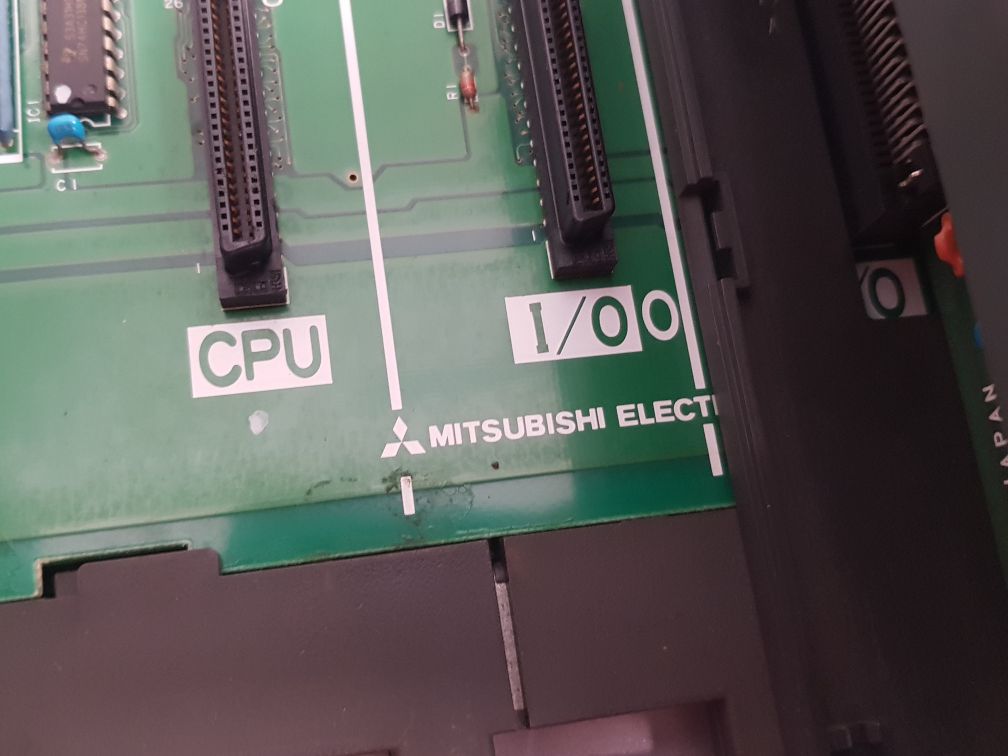 Mitsubishi Electric A1S38B PLC Base Unit With A1SX40 Input Unit Module DC12/24V