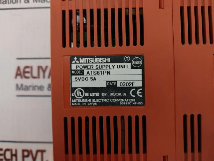 Mitsubishi Electric A1S61Pn Power Supply Unit Bd992C149H05 50/60Hz