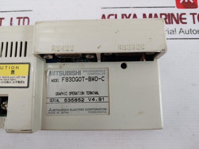 Mitsubishi Electric F930Got-bwd-c Programmable Controller Y550D22201A 24Vdc