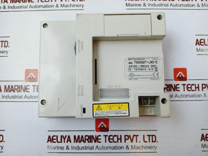 Mitsubishi Electric F940Got-lwd-e Graphic Operation Terminal Panel V6.95 24Vdc