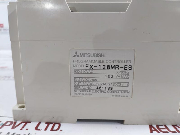 Mitsubishi Electric Fx-128Mr-es Programmable Controller 100-240Vac 50/60Hz