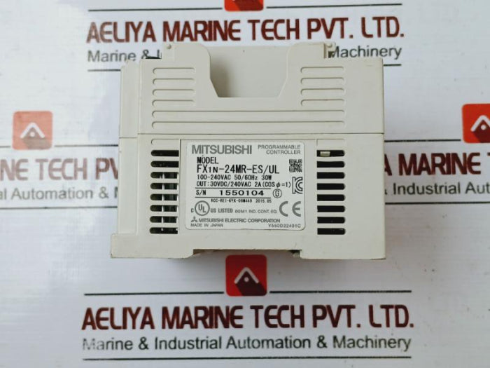 Mitsubishi Electric FX1N-24MR-ES/UL Programmable Controller Module Y550D22401C