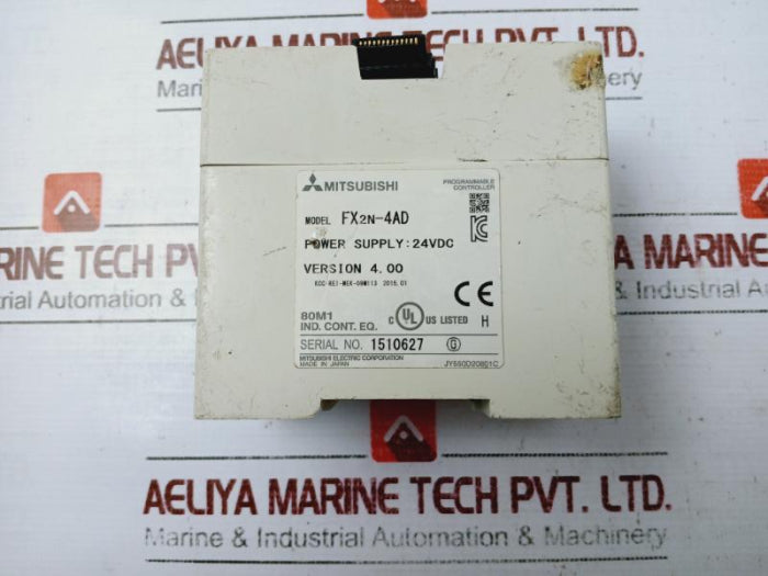 Mitsubishi Electric Fx2N-4Ad Analog Input Module 24 Vdc