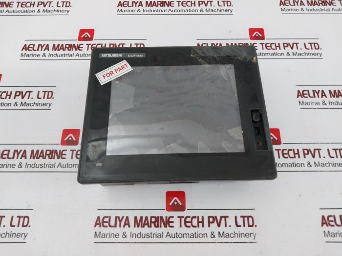 Mitsubishi Electric Gt1455-qtbde Graphic Operation Terminal 24v Dc (Not Working)