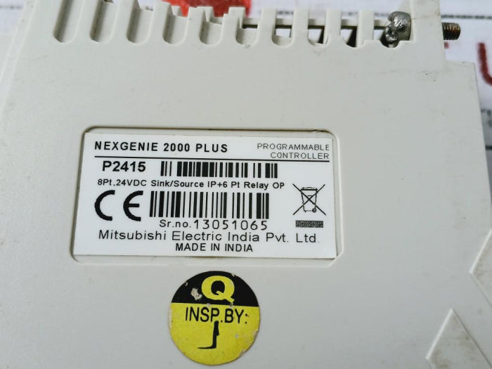 Mitsubishi Electric Nexgenie 2000 Plus Programmable Controller, P2415