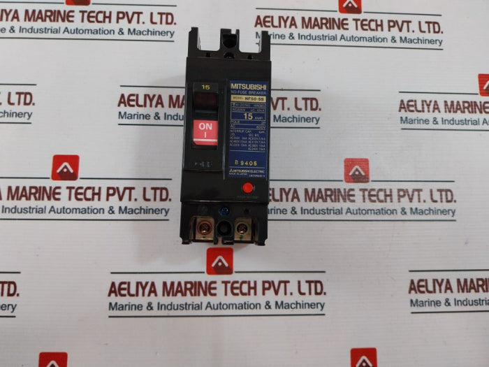 Mitsubishi Electric Nf50-ss No-fuse Breaker 15A 600V Ac 2-pole