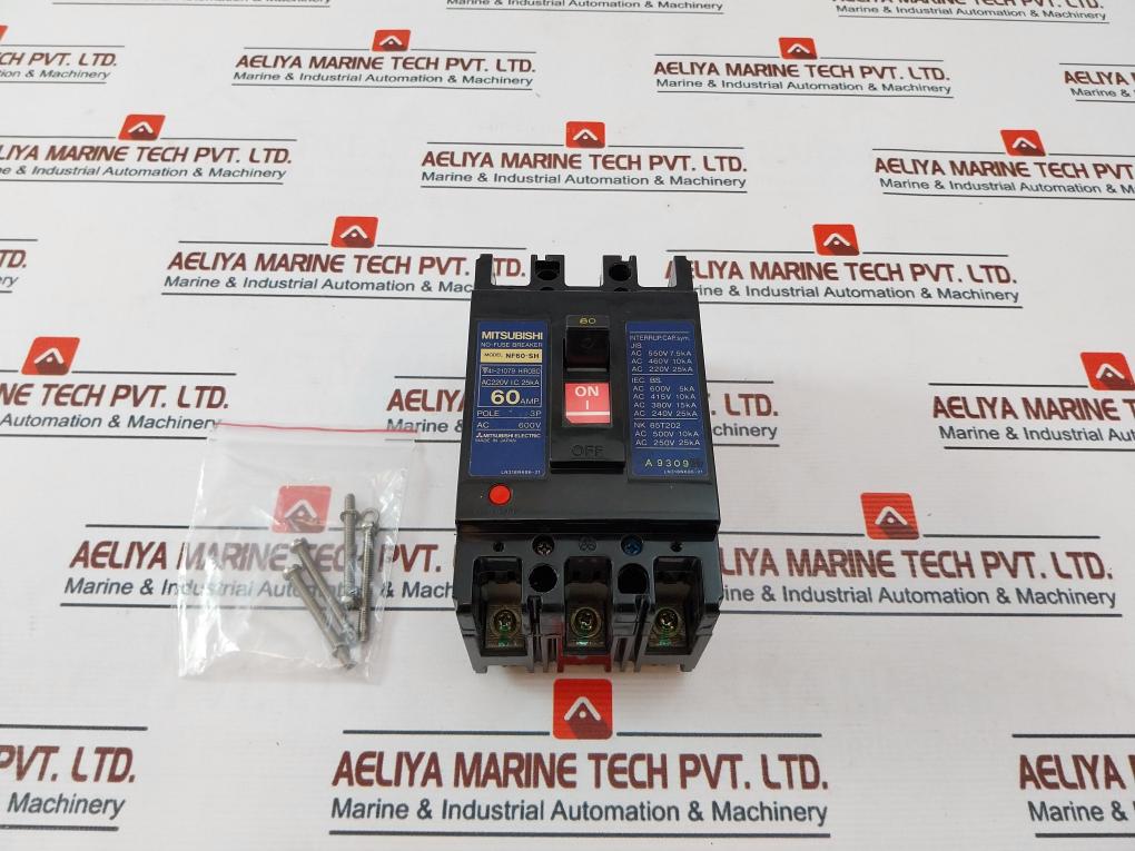 Mitsubishi Electric Nf60-sh No-fuse Circuit Breaker 220V