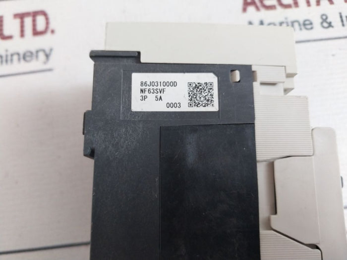 Mitsubishi Electric NF63-SVF No-Fuse Breaker 3 Pole 5A CAT A AC200V 50/60Hz