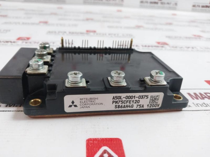 Mitsubishi Electric Pm75cfe120 Igbt Power Module A50l0001-0375 75a 1200v S86ah4g