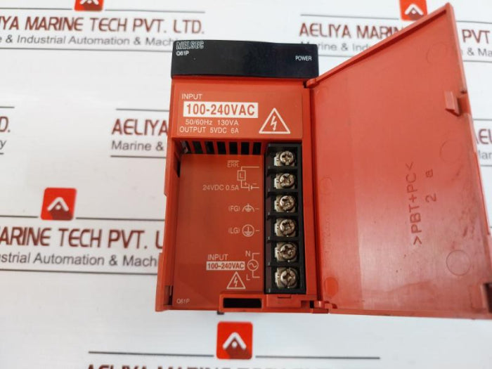 Mitsubishi Electric Q61P Power Supply Unit 100-240Vac Max 130Va